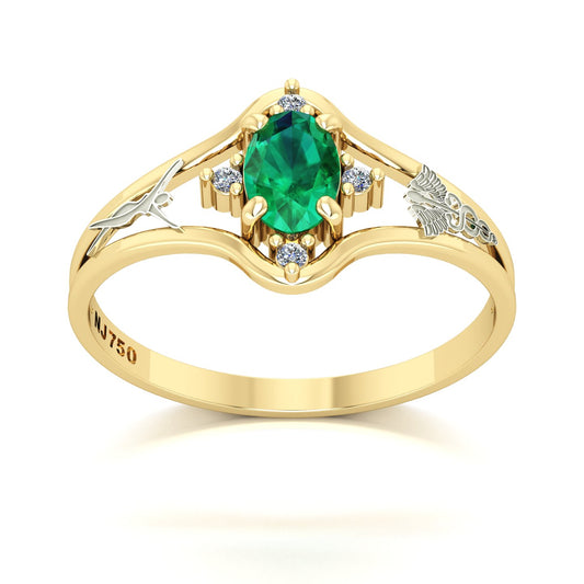 Anel de Formatura Estética Star Ouro 18k