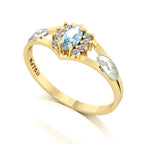 Anel de Formatura Biologia Virtus Ouro 18k