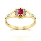 Anel de Formatura Direito Virtus Ouro 18k