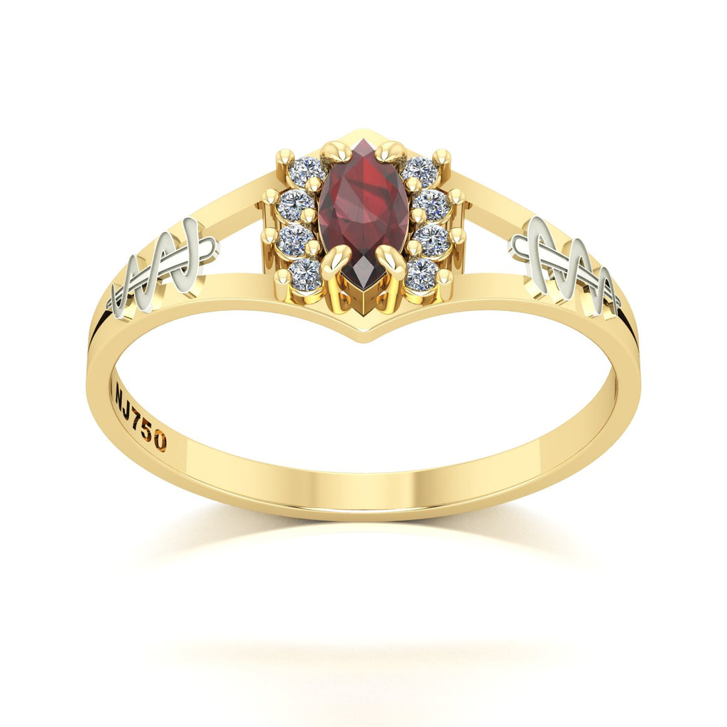 Anel de Formatura Odontologia Virtus Ouro 18k