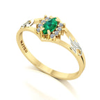 Anel de Formatura Enfermagem Virtus Ouro 18k