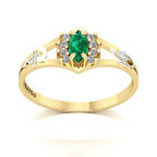 Anel de Formatura Enfermagem Virtus Ouro 18k