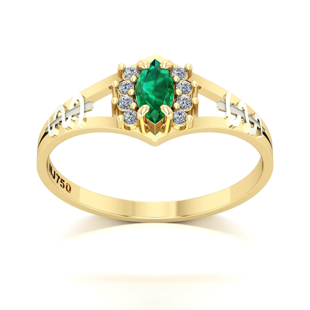 Anel de Formatura Medicina Virtus Ouro 18k