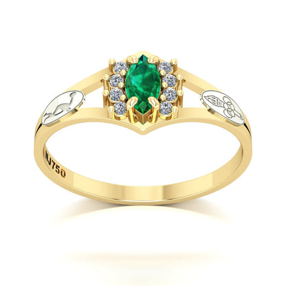 Anel de Formatura Educação Física Virtus Ouro 18k