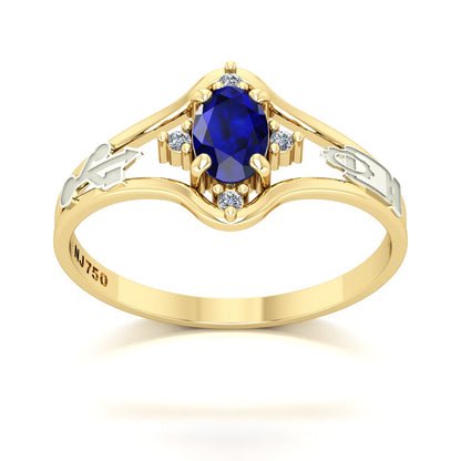 Anel de Formatura Tecnologia da Informação Star Ouro 18k