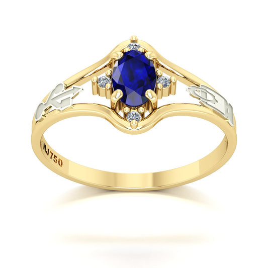 Anel de Formatura Tecnologia da Informação Star Ouro 18k