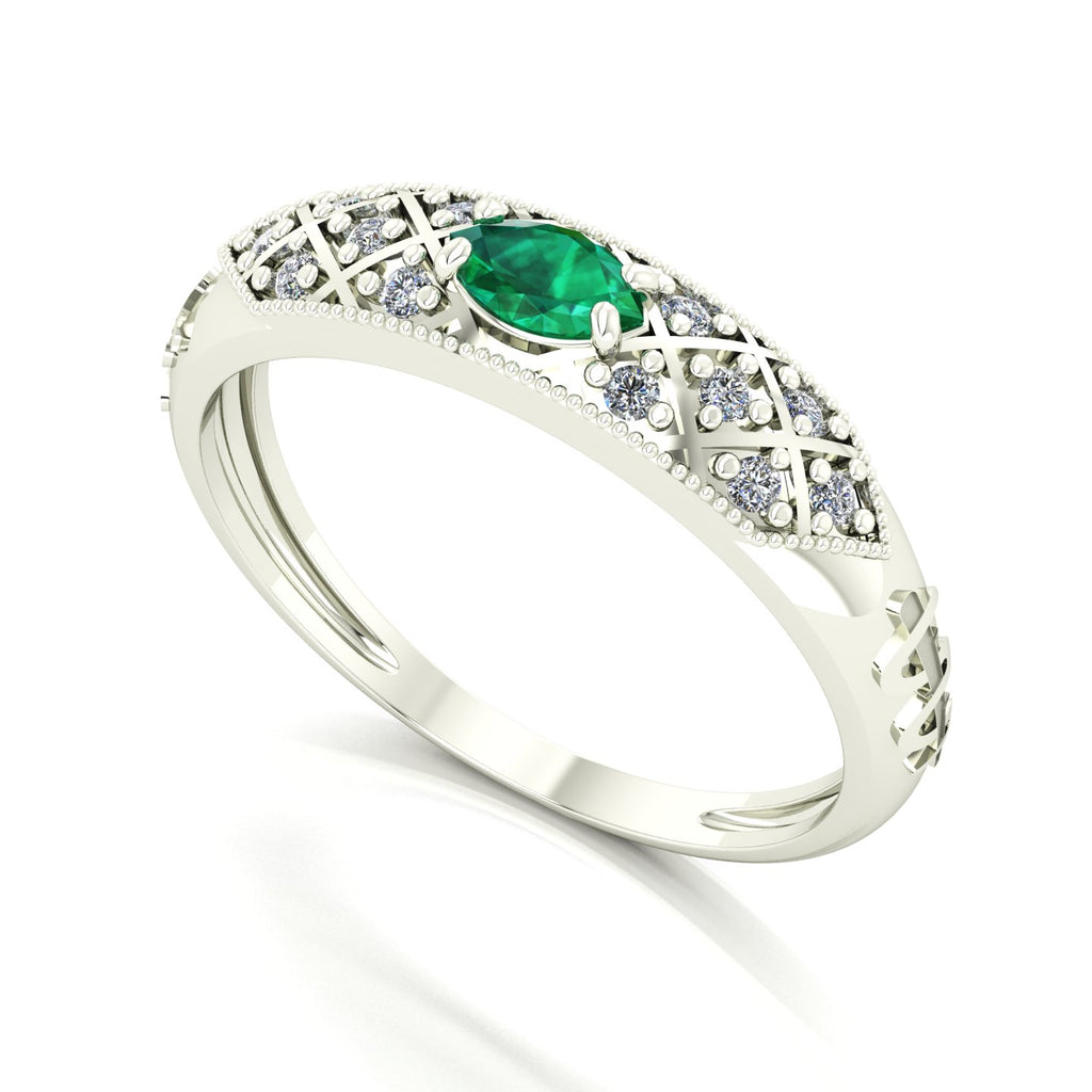 Anel de Formatura de Medicina Classic Ouro 18k