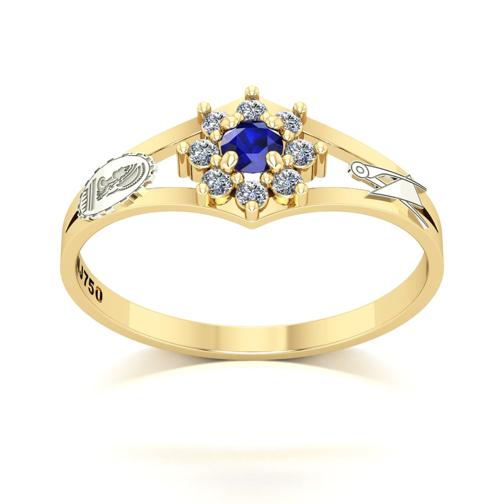 Anel de Formatura Engenharia Civil Zenith Ouro 18k