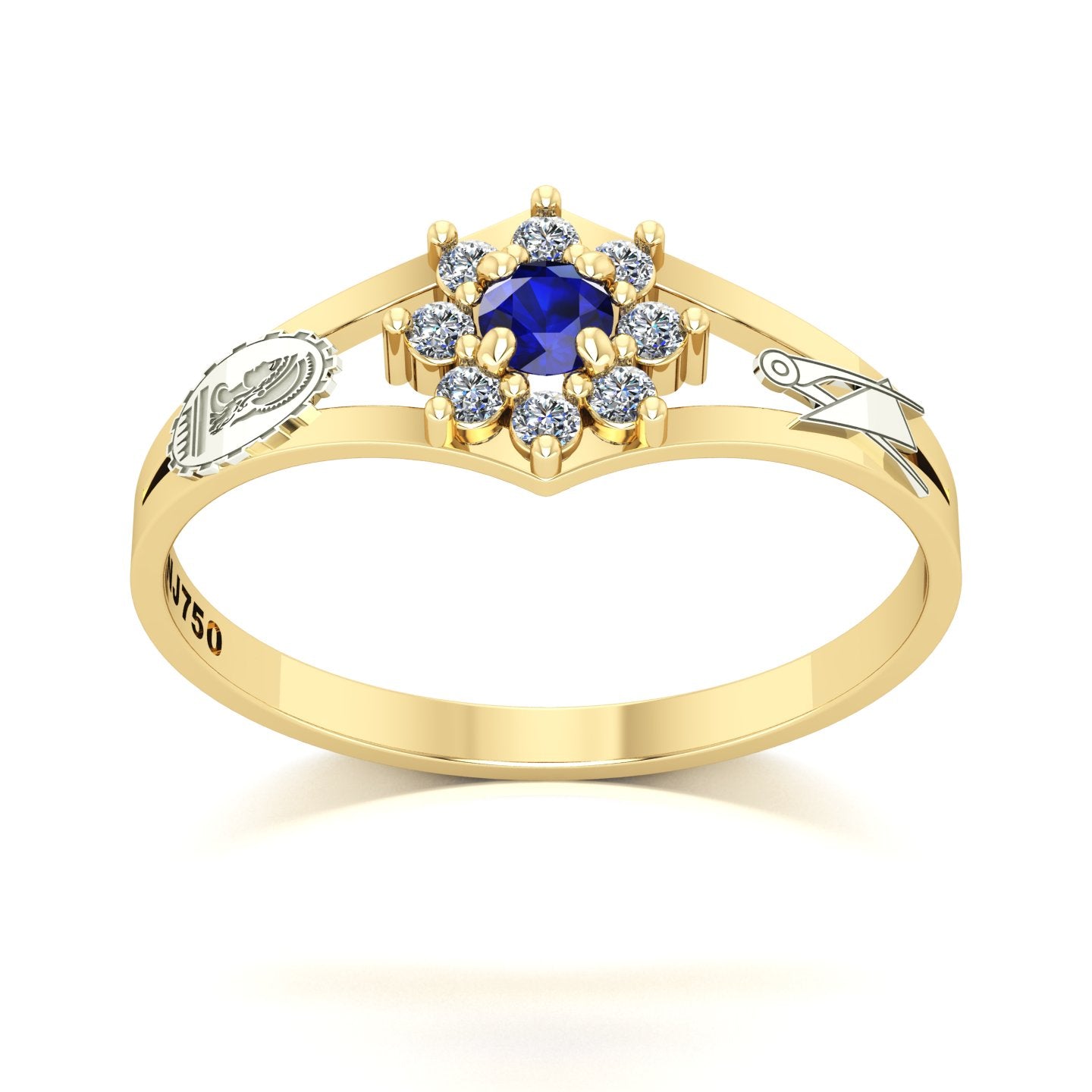 Anel de Formatura Engenharia Civil Zenith Ouro 18k