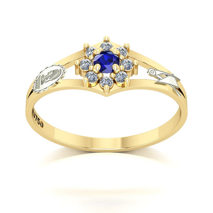 Anel de Formatura Engenharia Civil Zenith Ouro 18k