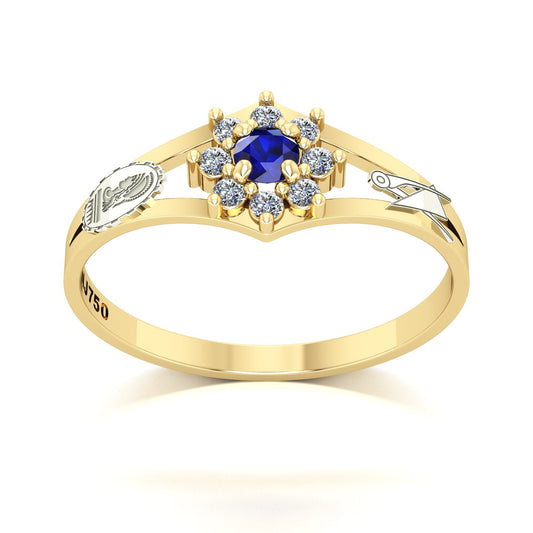 Anel de Formatura Engenharia Civil Zenith Ouro 18k