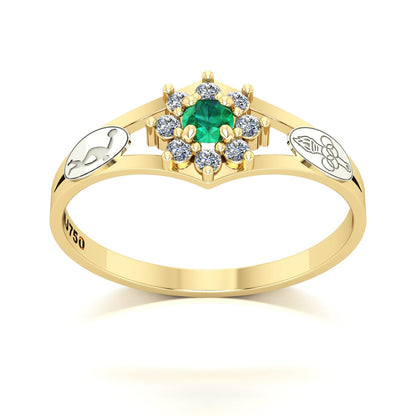 Anel de Formatura Educação Física Zenith Ouro 18k