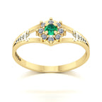 Anel de Formatura Fisioterapia Zenith Ouro 18k