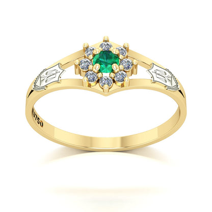 Anel de Formatura Nutrição Zenith Ouro 18k
