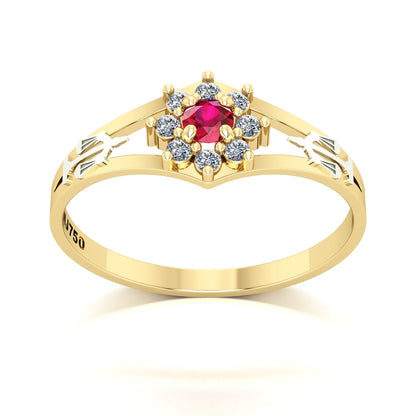 Anel de Formatura Direito Zenith Ouro 18k