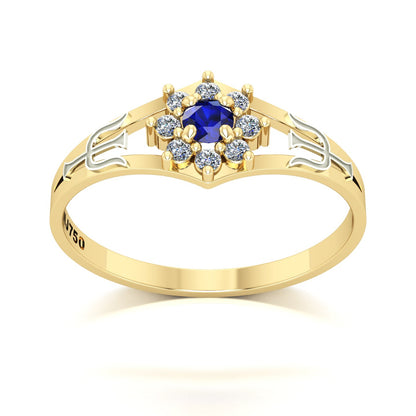 Anel de Formatura Psicologia Zenith Ouro 18k
