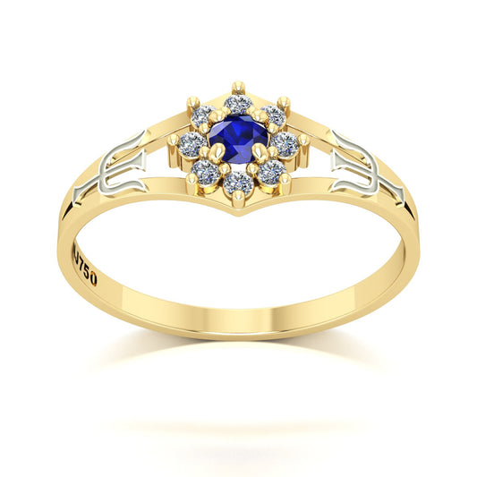 Anel de Formatura Psicologia Zenith Ouro 18k