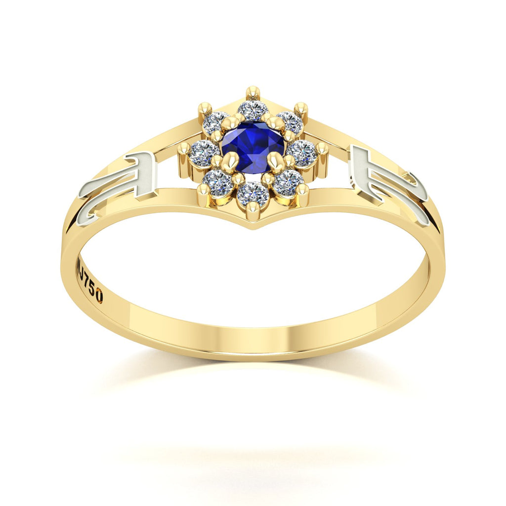 Anel de Formatura Matemática Zenith Ouro 18k