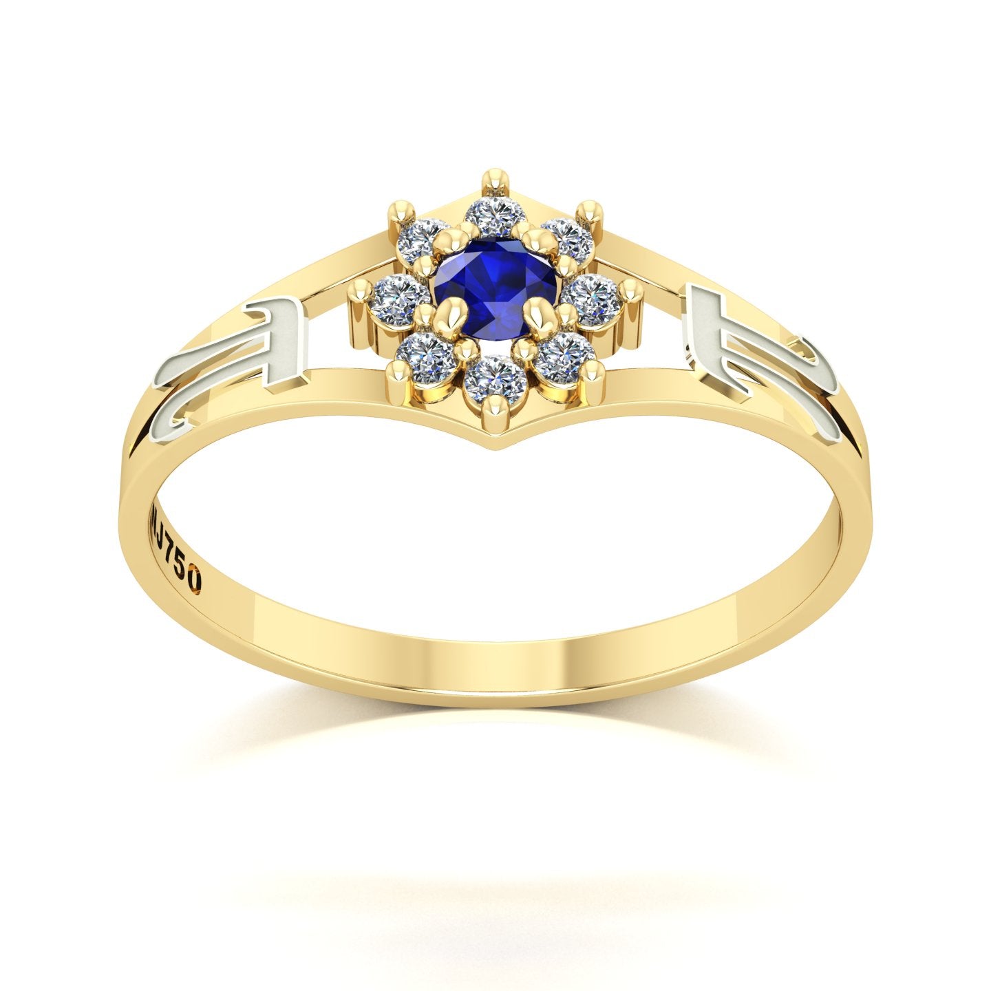 Anel de Formatura Matemática Zenith Ouro 18k