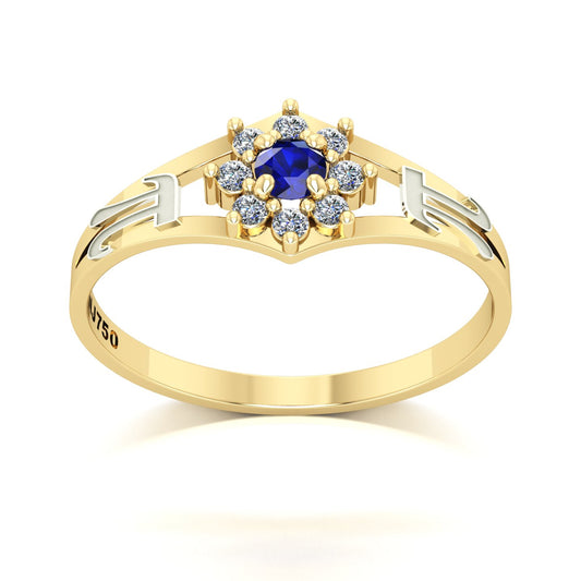 Anel de Formatura Matemática Zenith Ouro 18k