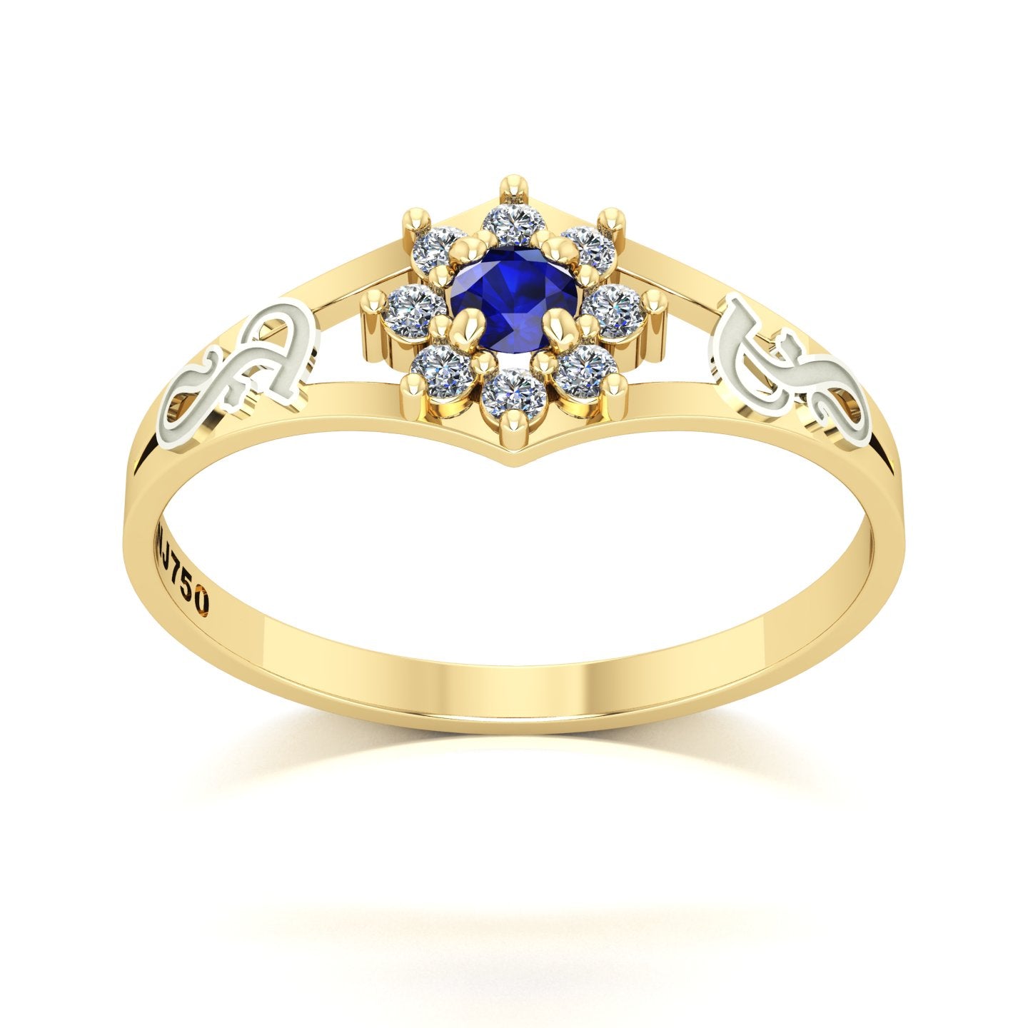 Anel de Formatura Fonoaudiologia Zenith Ouro 18k