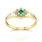 Anel de Formatura Enfermagem Zenith Ouro 18k