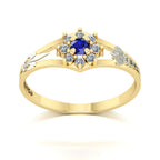 Anel de Formatura Pedagogia Zenith Ouro 18k