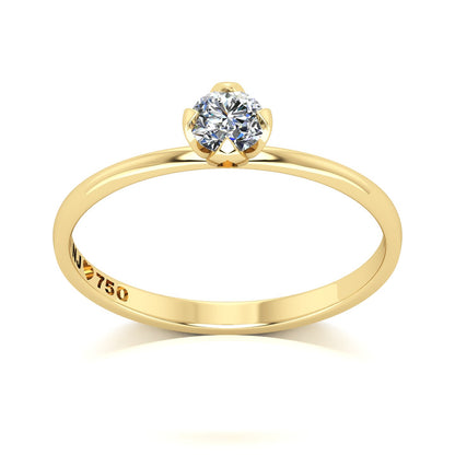 Anel de Noivado Darling Ouro 18k