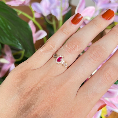 Anel de Formatura de Direito Lovely IV Ouro 18k