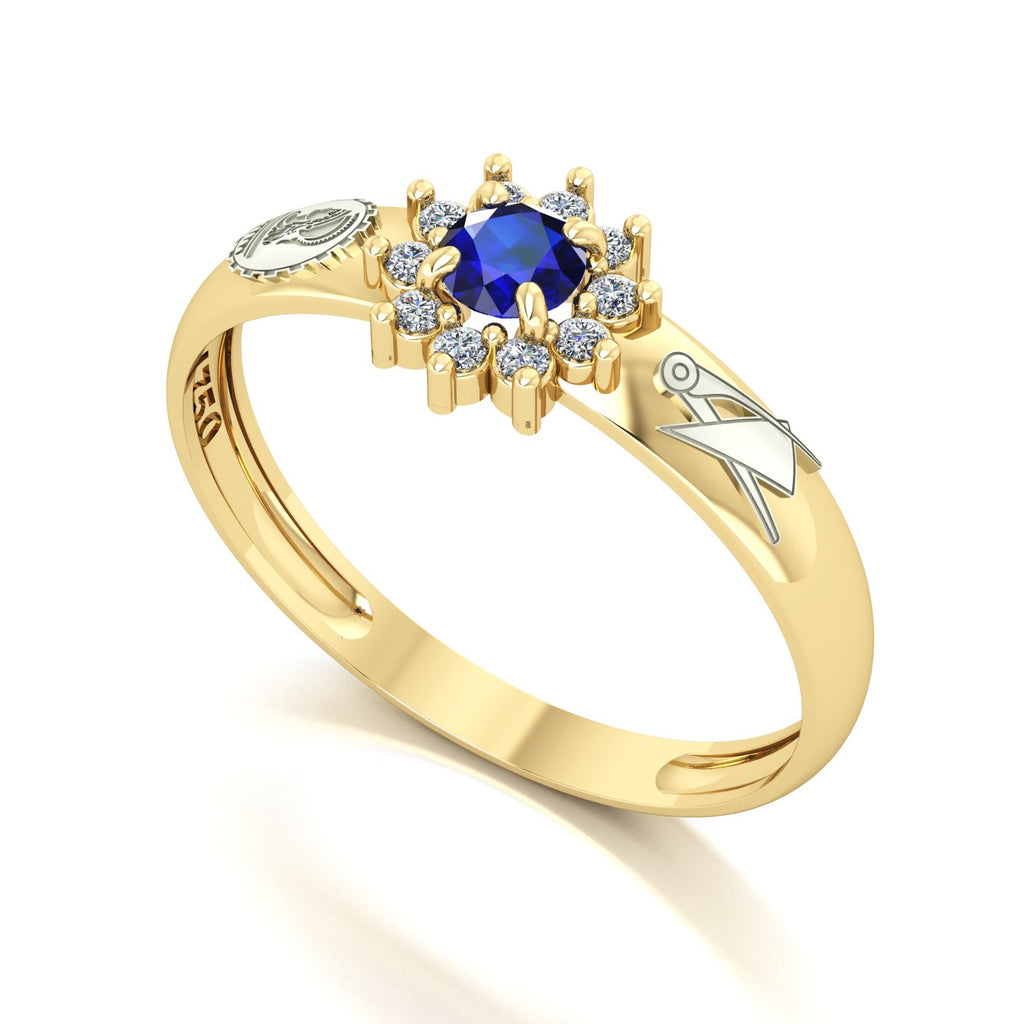 Anel de Formatura de Engenharia Civil Evermore Ouro 18k