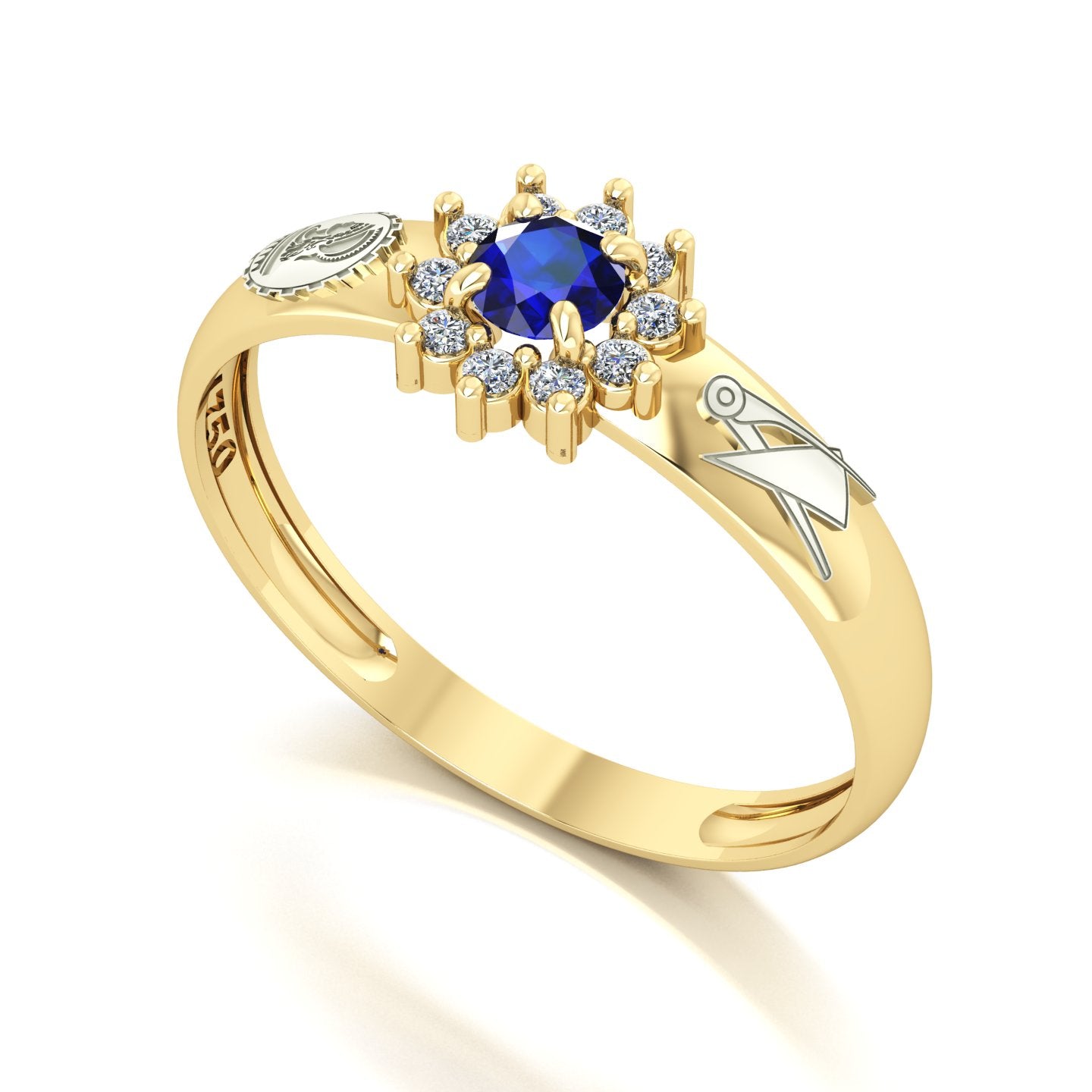 Anel de Formatura de Engenharia Civil Evermore Ouro 18k