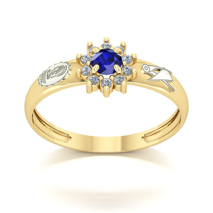 Anel de Formatura de Engenharia Civil Evermore Ouro 18k