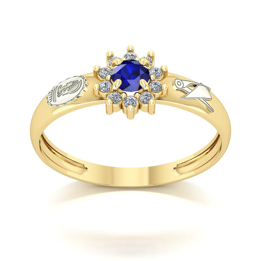 Anel de Formatura de Engenharia Civil Evermore Ouro 18k