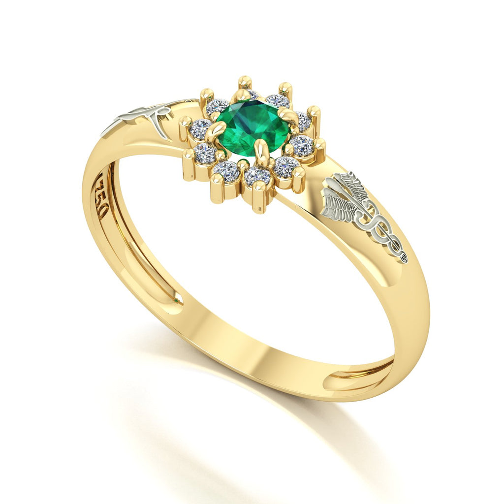 Anel de Formatura de Estética Evermore Ouro 18k