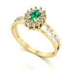 Anel de Formatura de Medicina Crown II Ouro 18k