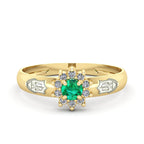Anel de Formatura de Nutrição Evermore Ouro 18k