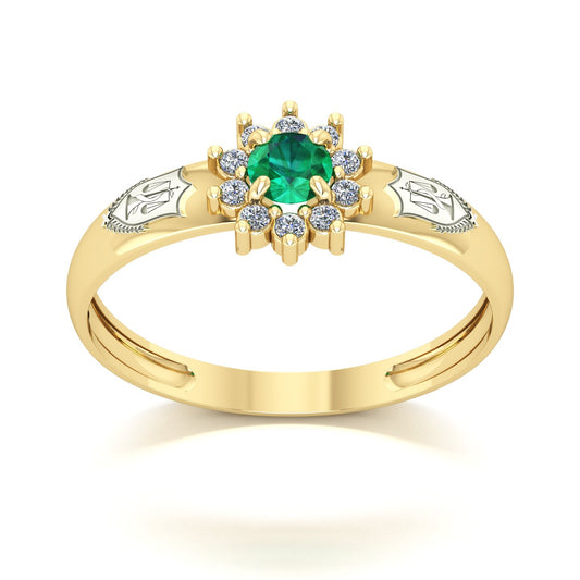 Anel de Formatura de Nutrição Evermore Ouro 18k