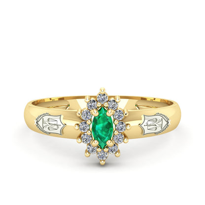 Anel de Formatura de Nutrição Evermore III Ouro 18k