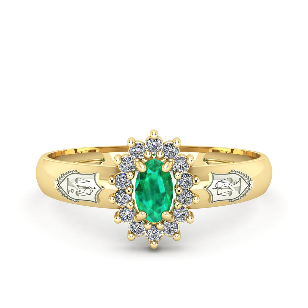 Anel de Formatura de Nutrição Evermore II Ouro 18k