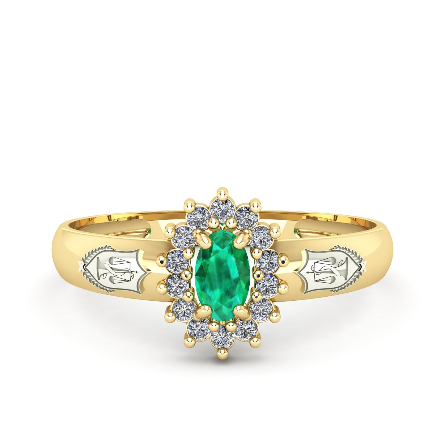 Anel de Formatura de Nutrição Evermore II Ouro 18k