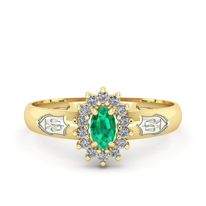 Anel de Formatura de Nutrição Evermore II Ouro 18k