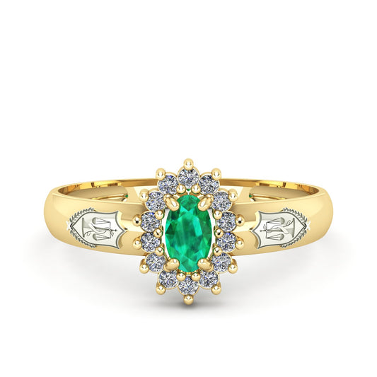 Anel de Formatura de Nutrição Evermore II Ouro 18k